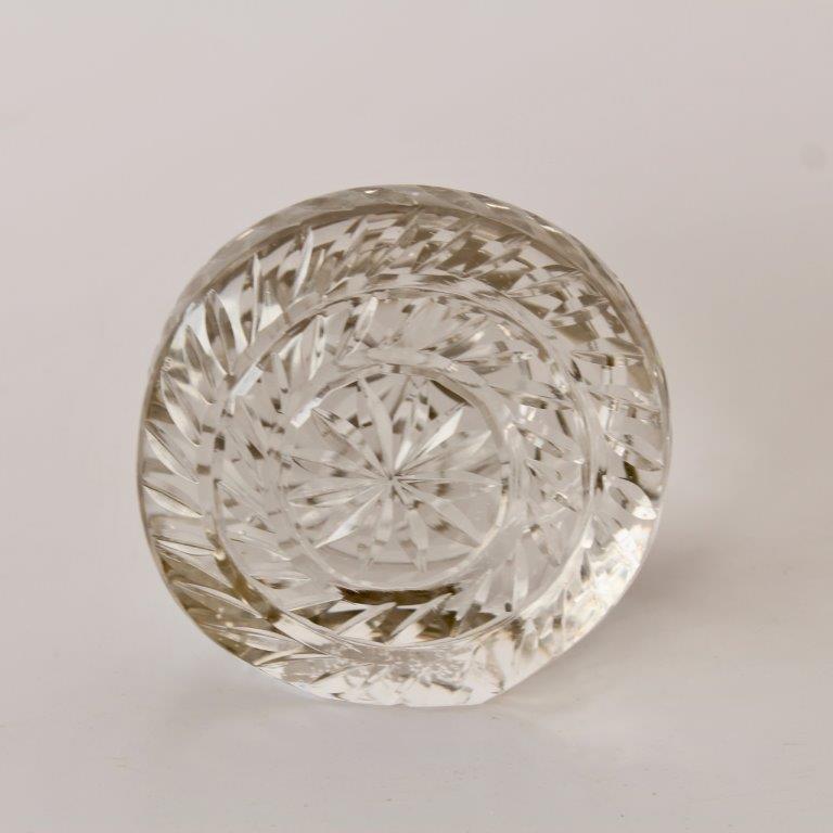 Flat Etched Glass Paper Weight